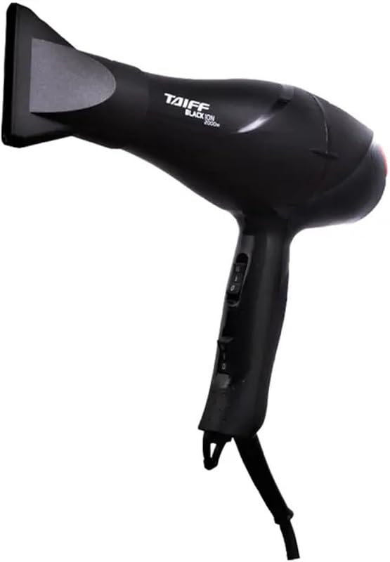 Secador Black Ion 2000W, 220V, Taiff, BLACK ION 338, Preto, Pequeno