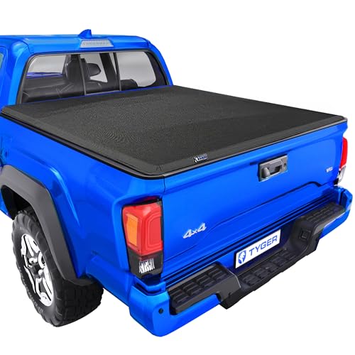 Tyger Auto T3X Soft Tri-Fold in Fabric Truck Bed Tonneau Cover Compatible with 2016-2023 Toyota Tacoma | 5' (60") Bed | TG-BC3T1630X