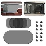 Hirificing 5PCS Car Window Shade, Sun Shade Set for Car Side and Rear Window, Cling Sunshade Blocker Window Tint with Suction Cup Protection Your Child from Sun Glare and UV Rays(5PCS)