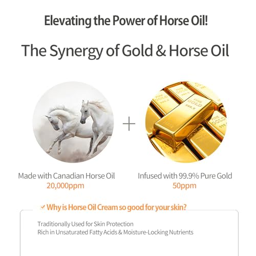 CHARMZONE-Mayu-Horse-Oil-Gold-Facial-Cream--Korean-Skincare-with-Horse-Oil-Extract-Golden-Seal-for-Intense-Moisturizing-Nourishing-Skin-Vitality--All-Skin-Types-237-fl-Oz-70-ml