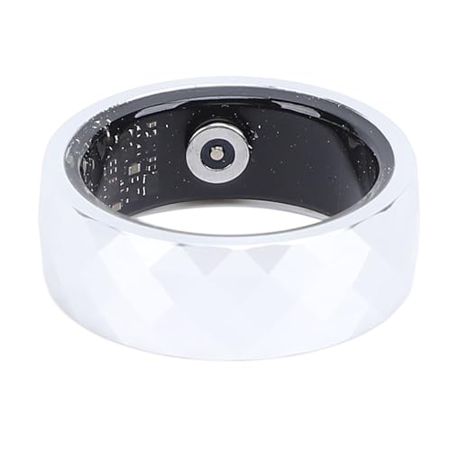 Bewinner Smart Sleep Tracking Ring, 5-7 Days Working Lightweight Smart Ring Stainless Steel for (No. 18)