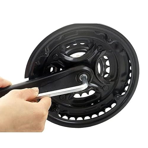 Image of PROWHEEL Bike Hex Crank Arm Fixing Bolts Spindle 8mm Allen Key Bolt Screws Capless Bottom Bracket for Cycling Bicycle Axle Fits Many Bike Cranksets