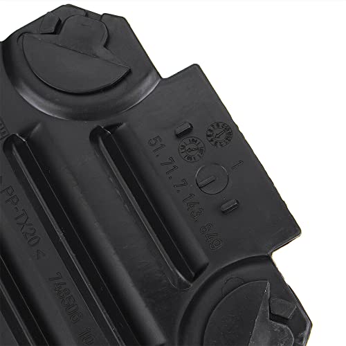 CANJPTON Kompatibel mit BMW E82 E88 E90 E91 M3 325i 330i 328i Linke und rechte Abdeckung Auslass, Beifahrerauslasszugang Scheinwerfer Kotflügelabdeckung, Gehäuseabdeckung 51717143849 51717143850