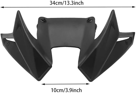 Motorcycle Fairing Wing Motorcycle Accessories For H&on&da CB500 Hornet 2024 2025 Front Wing Spoiler Downforce Naked Aerodynamic Fairing Winglets