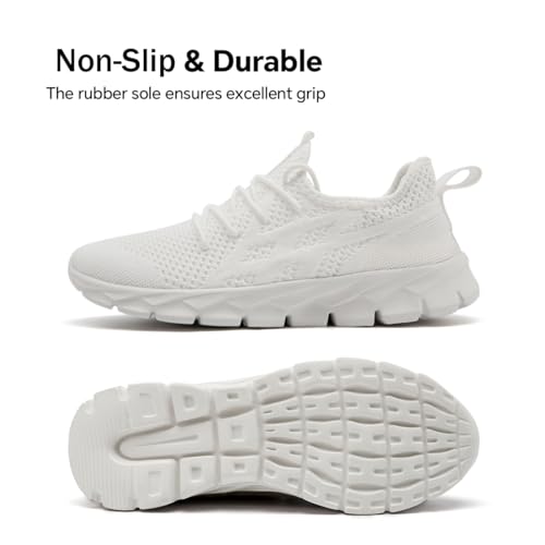 Image of Mens Slip On Walking Shoes Non Slip Running Shoes Lightweight Breathable Tennis Sneakers Fashion Casual Gym Trainers