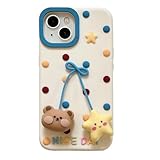 Antideslizante: fundas de teléfono Kawaii, bonita funda de silicona. Hecho de material de silicona de goma de alta calidad, evita que el teléfono se resbale de la mano o de la mesa, se siente suave en la mano y tiene un buen agarre
