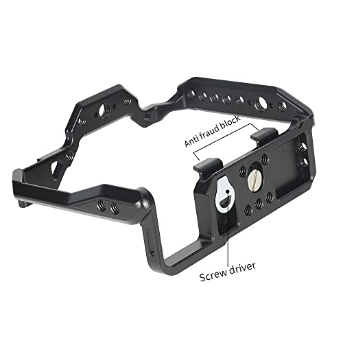 Image of NICEYRIG Lightweight Full Cage for Sony Alpha 1, A7IV, A7RIV, A7SIII, A7RIII, A7III, A9, A9II Mirrorless Camera- 437