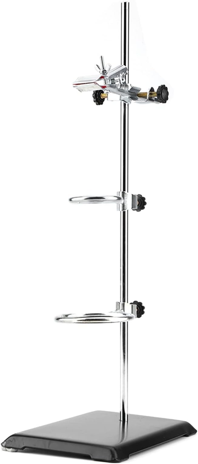 Laboratory Stand, Laboratory Stand Support Platform Set Sciencent Lab Instrument Bracket Flask Clamp, Support Rings