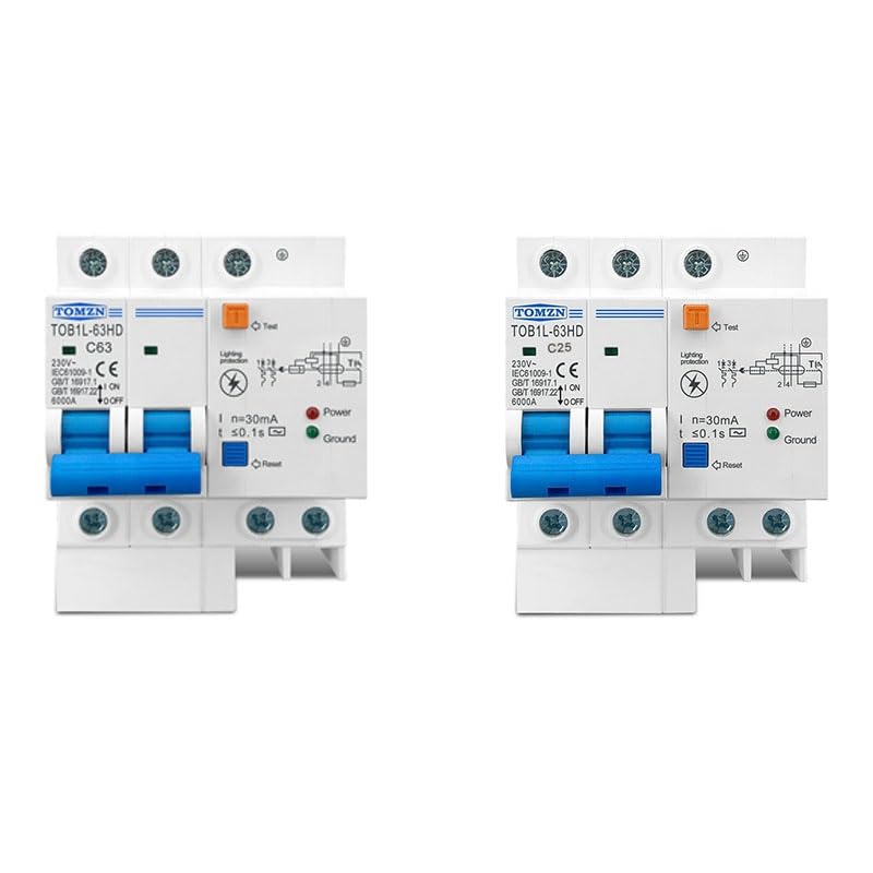 Interruptor Diferencial Salvavidas， Interruptor Diferencial Con Protección RCBO MCB