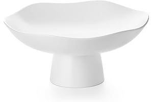 Nucookery Ceramic Fruit Bowl for Kitchen Counter: Add Sophistication and Style to Your Home Decor