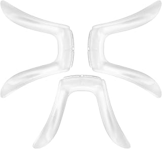 Eye Glasses Nose Pads 3pcs Eyeglasses Nose Pads Silicone Glasses Nose Pads Replacement One-piece Antislip Nosepads for Eyeglass Glasses Sunglasses Soft Glasses Nosepads