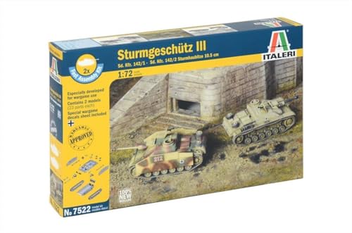 Italeri 7522 Sd Kfz 142 1 Stug III maqueta de tanque militar a escala 1 72 para montar