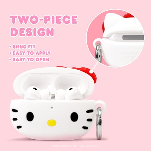 iFace Hello Kitty and Friends Cute Case [ Compatible with AirPods Pro 3] - Kawaii Silicone Protective Cover [Carabiner Clip Included] [Wireless Charging] – Hello Kitty by iFace - Used condition - Image 6
