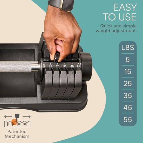 Image of Lifepro Adjustable Dumbbells & Weights for Home Gym, Quick-Adjust