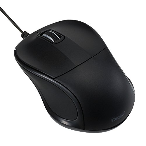 (未使用･未開封品)　Digio2 簡単・楽々 光学式3ボタンマウス ブラック MUS-UKT91BK 60wa65s Amazon.co.jp: ナカバヤシ(Nakabayashi) Digio2 簡単・楽々 光学