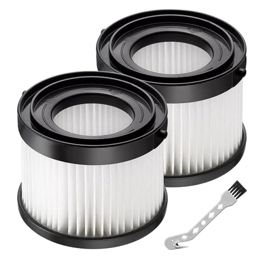 Kingsea HEPA�t�B���^�[ Milwaukee 49-90-1900�AM18 Vacuum 0880-20�A0780-20 �E�F�b�g�h���C�|���@�ɑΉ� ����\��HEPA�t�B���^�[2�� �u���V1�t��