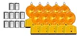 ❹ Mit 2 x Lampenschlüssel, zum Öffnen, Verschließen sowie zum Ein- und Ausschalten der Lampe.Achtung die Lampe hat einen Dämmerungsschalter und schaltet die Lampe bei Sonnenlicht automatisch ab!