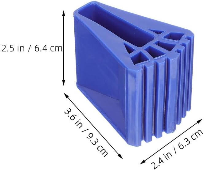 8pcs Ladder Protection Mats: Non-Slip Rubber Step Ladder Legs Feet Replacement Pads Caps for Floor Safety Projects Accessories