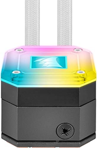 Corsair iCUE H150i ELITE CAPELLIX Liquid CPU Cooler (High-Performance Pump Head, 33 Ultra-Bright RGB LEDs, Three 120 mm CORSAIR ML RGB Series PWM Fans, Corsair iCUE Commander CORE Included) - White