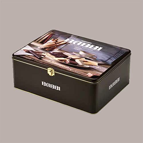 Babbini in Dose Waferini Waffel mit Schokolade überzogen Verschiedene kleine Köstlichkeiten BABBI, 2 kg, Lucgel
