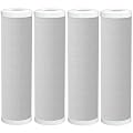 5 Micron 2.5"x10" CTO Carbon Water Filter Replacements, Whole House Water Filters for iSpring FC15, Pentek EP-10, Whirlpool WHKF-WHWC, 4 Pack