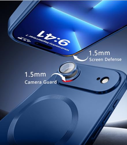 Coque antichoc iPhone Air MagSafe protégeant objectif et bouton