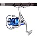 Lixada Carrete de Pesca Spinning 8BB Rodamientos de Bolas Intercambiable Mano Izquierda/Derecha...