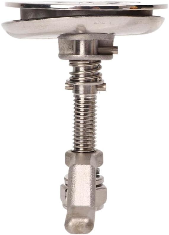 Boat Cam Latch 316 Stainless Steel Polished Adjustable Hatch Latch with Back Plate Compatible with Marine Ship