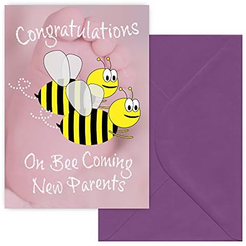 Congratulations On Becoming New Parents Greeting Card | New Baby Card Cover