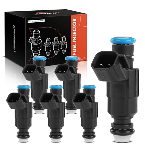 A-Premium Set of 6 Fuel Injectors Compatible with Jaguar S-Type