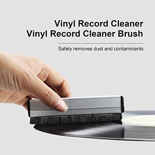 Vinyl Record Cleaner|Anti Static Carbon Fiber & Velvet Turntable Cleaning Brush|2In1 Portable Use To Keep Your Vinyl Collections Like New… #TOP4