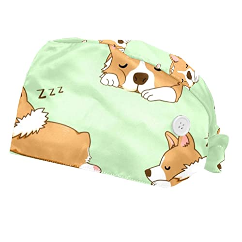 Chapeaux de travail pour hommes et femmes Corgi anti-transpiration contre la chaleur