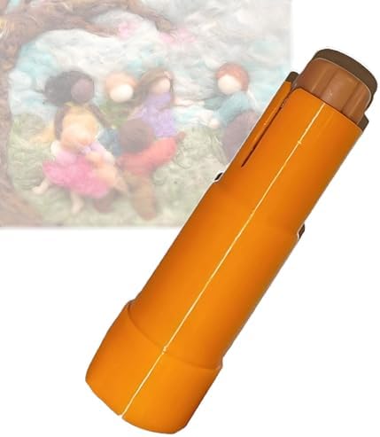 Electric Felting Needle Machine with Speed Control & Easy Needle Change - Ideal Wool Felting Tool for Quick DIY Crafting, Painting & Felted Projects - White
