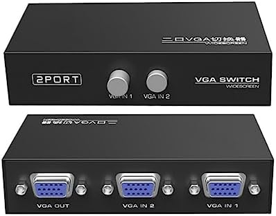 Amazon.com: Suckoo 2 Port VGA Video switcher 2 in 1 Out 1 in 2 Out ...