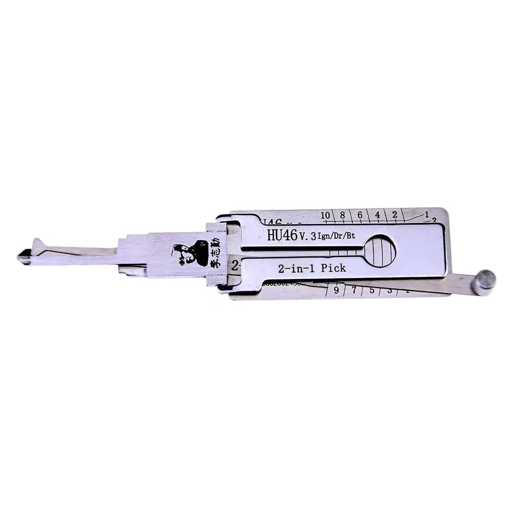 YCXNLONG HU46 Lock Pick and Decoder Tool for Car Lock, Professional Locksmith Tools, Fast Opener