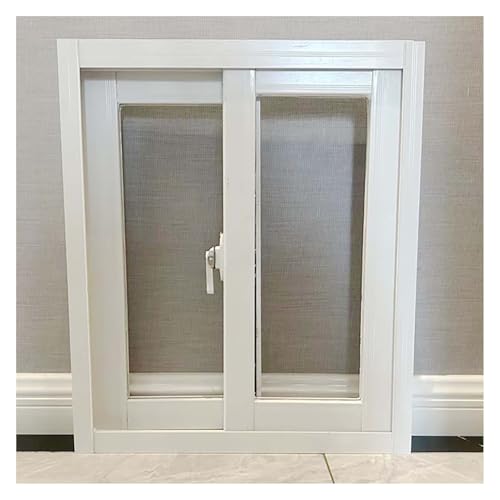 Horizontal Sliding Skylight Window for Basement Bathroom Garages and Kitchen Roof Replacement Flush Mount Ventilation Shed Windows (31x31in/80x80cm)