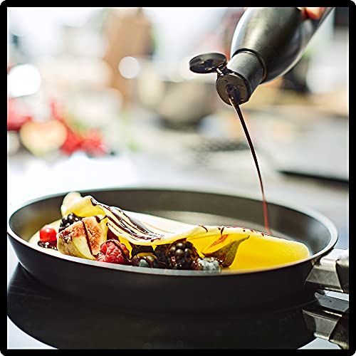 Foto von Berndes Pfanne 24 cm, flache Crepe Pfanne für Crepes und Pfannkuchen, Induktion, Aluminium, antihaft beschichtet Specials Induction, Nero