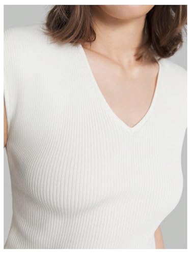 Floerns Women's Summer Dolman Sleeve Knit Sweater V Neck Lightweight Pullover Tops4