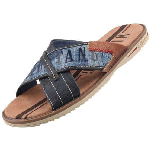 MUSTANG Zapatillas de verano para hombre, azul marino, 47 EU
