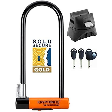 Kryptonite Evolution Long Shackle Bike U-Lock (Sold Secure Gold Rated) Cover