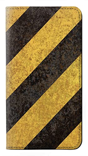 Etui flip Google Pixel 10a clapet portefeuille housse cuir jaune et noire