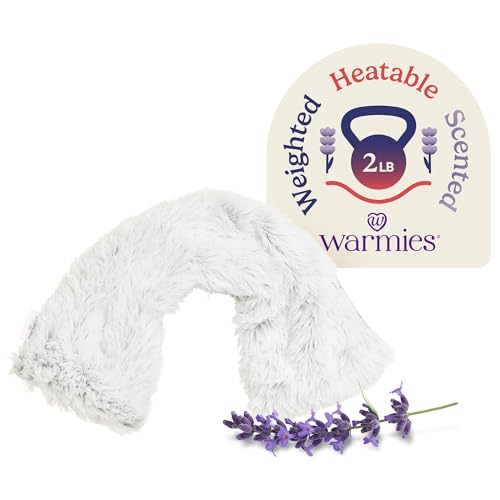 Peluche guimauve grise Warmies contre le froid et le stress