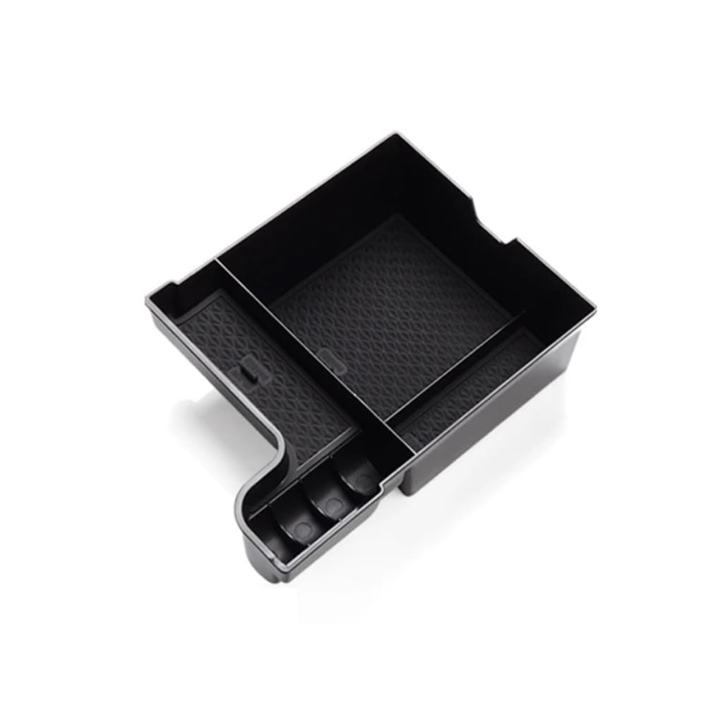 QOEMRHELT Armrest Organiser Tray for ES ES250 ES300h ES350 2021-2023, Centre Console Storage Box Insert with Non-Slip Mats, Car Organizer Interior Accessories,With wireless