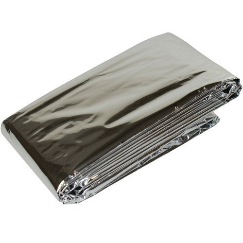 2 x FOIL BLANKET EMERGENCY SURVIVAL BLANKETS