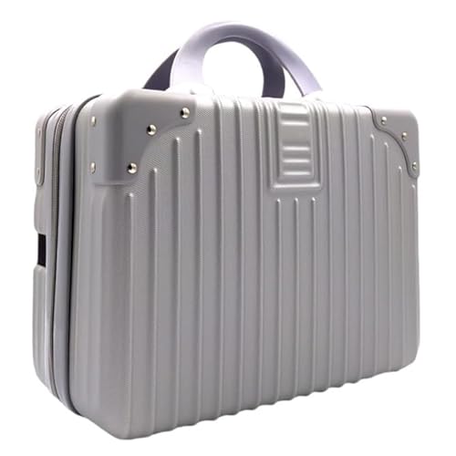 Maleta Frasqueira De Mão Em Abs Viagem Reforçada HZX-14 (Cinza)