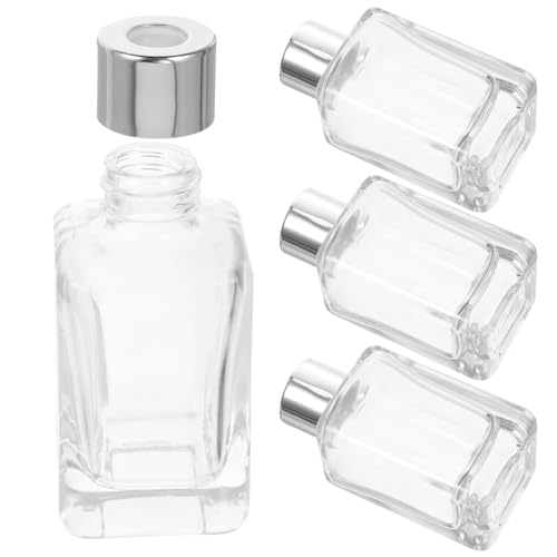 Botellas de Perfume de Vidrio Recargables para Mesa de Tocador Set de 4 2