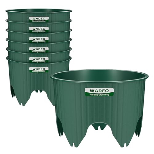 7 inch Planting Grow Rings 6 PCS Plant Rings for Outdoor Plants Perfect for Deep Root Watering Veggies Herbs and Flowers