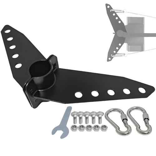 Generic Steering Triangle for Brushless Kayak and Withbrush Electric Trolling Motors,Easy Installation,Outboard Motor and other Auxiliary Motors (Black, stainless steel)