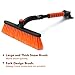 MATCC Car Snow Brush Removal with Ice Scraper and Foam Grip Detachable Snow Mover for Car Windshield Windows Model MSB001
