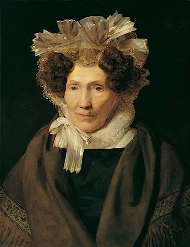 Peinture Murale Vieille Femme au bonnet Waldmuller Toile Premium
